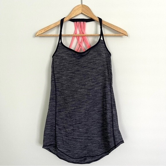 Lululemon Lighten Up Tank, Heathered Navy, Size 4 NWOT - Picture 1 of 9